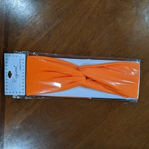 Front twisted solid color headband set of 5.